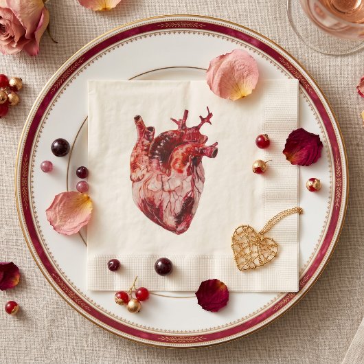 Serviette En Papier Guardanapo De Papel Hearts