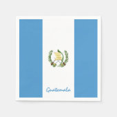 Serviette En Papier Guatemala et Guatemala Flag parti mode/ventilateur (Devant)