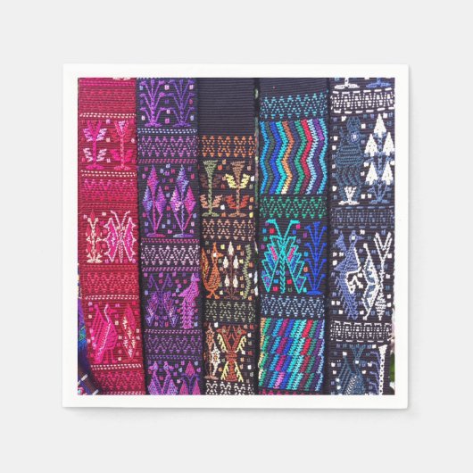 Serviette En Papier Guatemalan textile designs (Devant)