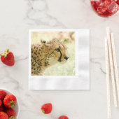 Serviette En Papier guépard (En situation)