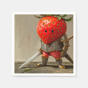 Serviette En Papier Guerrier Fraise