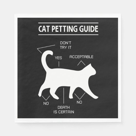 Serviette En Papier Guide de préparation de chats (Devant)