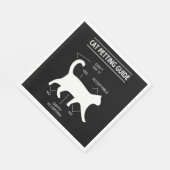 Serviette En Papier Guide de préparation de chats (Coin)