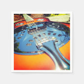 Serviette En Papier Guitare (Devant)