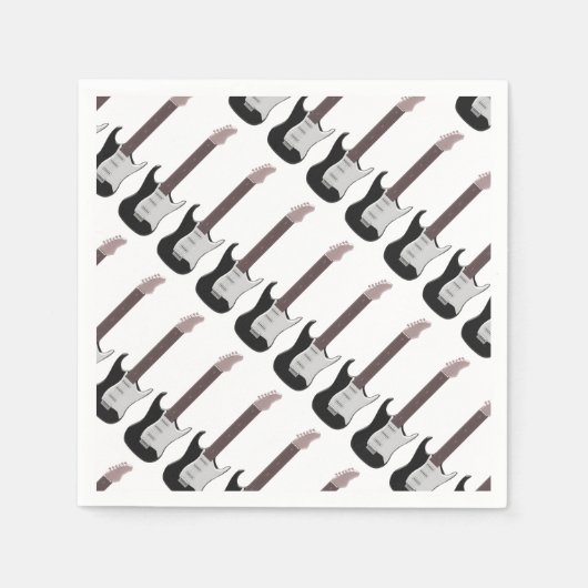 Serviette En Papier Guitare électrique (Devant)