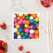 Serviette En Papier Gumballs (En situation)