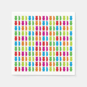 Serviette En Papier Gummy Bears papier napkin