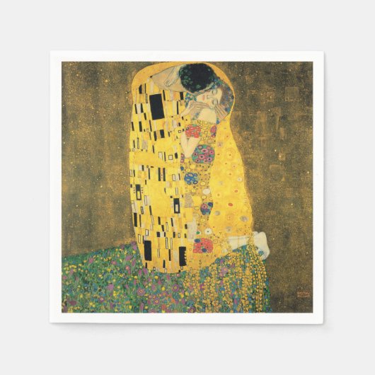 SERVIETTE EN PAPIER GUSTAV KLIMT (Devant)