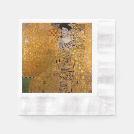 Serviette En Papier Gustav Klimt - Adele Bloch-Bauer I. (Devant)