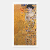 Serviette En Papier Gustav Klimt Adele Portrait jetable (Devant)