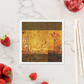 Serviette En Papier Gustav Klimt Arbre de Vie : Symboliste Art Nouveau (En situation)