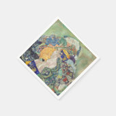 Serviette En Papier Gustav Klimt - Bébé (Berceau) (Coin)