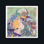 Serviette En Papier Gustav Klimt - Bébé / Berceau<br><div class="desc">Bébé / Berceau - Gustav Klimt, Huile sur toile, 1917-1918</div>