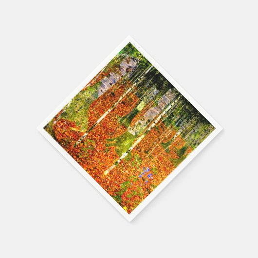 Serviette En Papier Gustav Klimt Birch Trees (Coin)