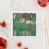 Serviette En Papier Gustav Klimt - Château aquatique (En situation)