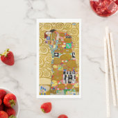 Serviette En Papier Gustav Klimt Exécution Nouveau Couple (En situation)