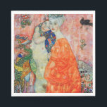 Serviette En Papier Gustav Klimt - Femmes amis<br><div class="desc">Femmes amis - Gustav Klimt,  Huile sur toile,  1916-17 (détruit en 1945)</div>
