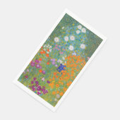 Serviette En Papier Gustav Klimt - Jardin des fleurs (Coin)