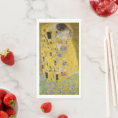 Serviette En Papier Gustav Klimt - Le baiser (En situation)