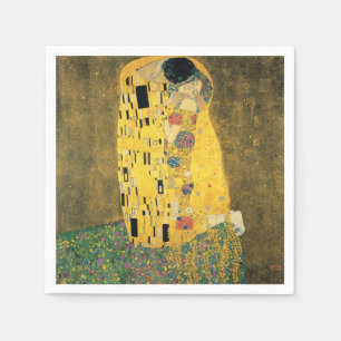 Serviette En Papier GUSTAV KLIMT - Le baiser 1907