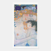 Serviette En Papier Gustav Klimt - Mère et Enfant (Devant)