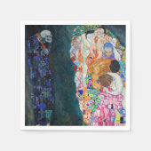Serviette En Papier Gustav Klimt - Mort et vie (Devant)