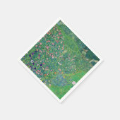 Serviette En Papier Gustav Klimt - Paysage du jardin italien (Coin)