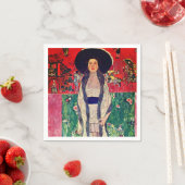Serviette En Papier Gustav Klimt Portrait d'Adele Bloch-Bauer II (En situation)