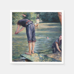 Serviette En Papier Gustave Caillebotte - Bathers, Banque des Yerres