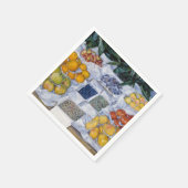 Serviette En Papier Gustave Caillebotte - Fruits présentés sur un socl (Coin)