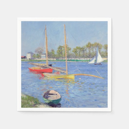 Serviette En Papier Gustave Caillebotte - La Seine à Argenteuil (Devant)