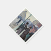 Serviette En Papier Gustave Caillebotte - Paris Street ; Rainy Day (Coin)