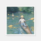 Serviette En Papier Gustave Caillebotte - Skiffs on the Yerres (Devant)