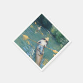 Serviette En Papier Gustave Caillebotte - Skiffs on the Yerres (Coin)