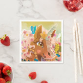 Serviette En Papier Gwenhwyer Classic Napkin (En situation)