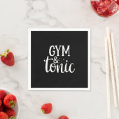 Serviette En Papier gym et tonique (En situation)