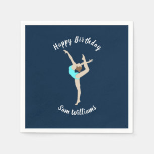 Serviette En Papier Gymnaste féminine