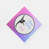 Serviette En Papier Gymnastique filles joyeuses serviettes d'anniversa (Coin)