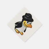 SERVIETTE EN PAPIER HABILLÉ VERS LE HAUT PENGUIN (Coin)