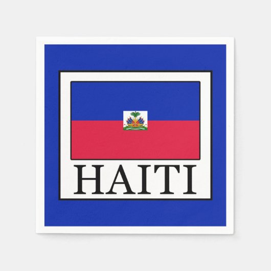 Serviette En Papier Haïti (Devant)