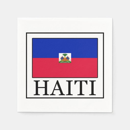 Serviette En Papier Haïti (Devant)