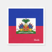 Serviette En Papier Haïti Napkins, fête du Drapeau haïtien / fans de s (Devant)