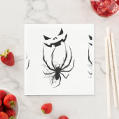 Serviette En Papier Halloween (En situation)