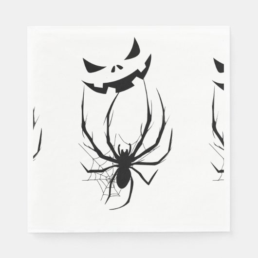 Serviette En Papier Halloween (Devant)
