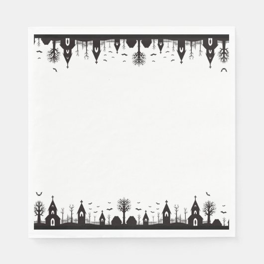 Serviette En Papier Halloween (Devant)