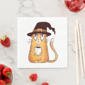 Serviette En Papier Halloween (En situation)