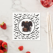 Serviette En Papier Halloween (En situation)