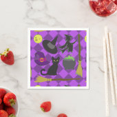 Serviette En Papier Halloween (En situation)