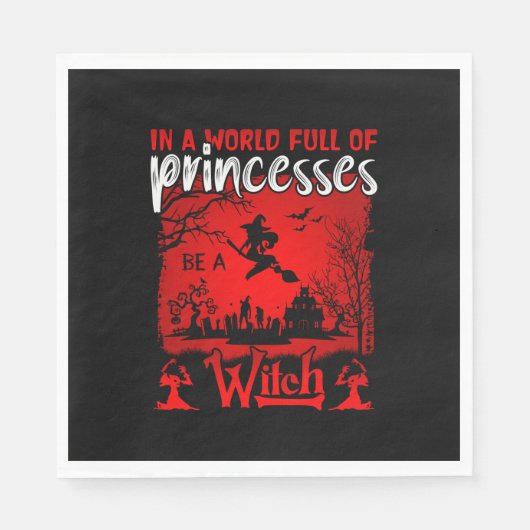 Serviette En Papier Halloween (Devant)