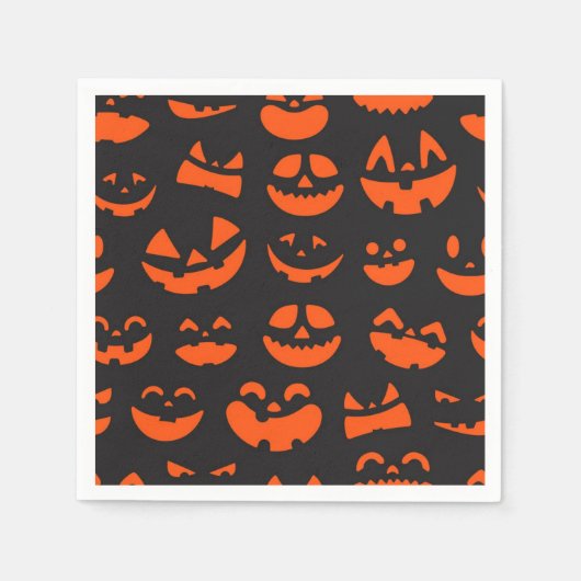 Serviette En Papier Halloween (Devant)